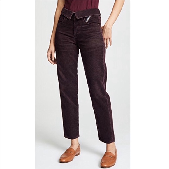 Jean Atelier Pants - Jean Atelier flip top corduroys